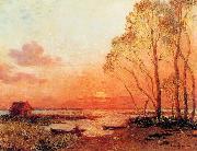 Sunset in Briere III unknow artist